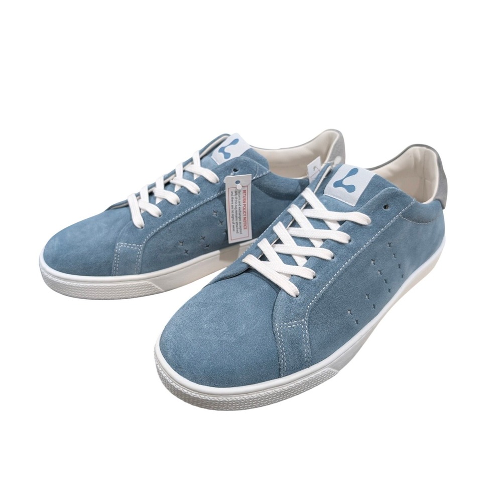 Lazo Halo Suede Sneakers Aquamarine Blue Smoke Quartz Grey 9 Womens 7.5 Mens NIB